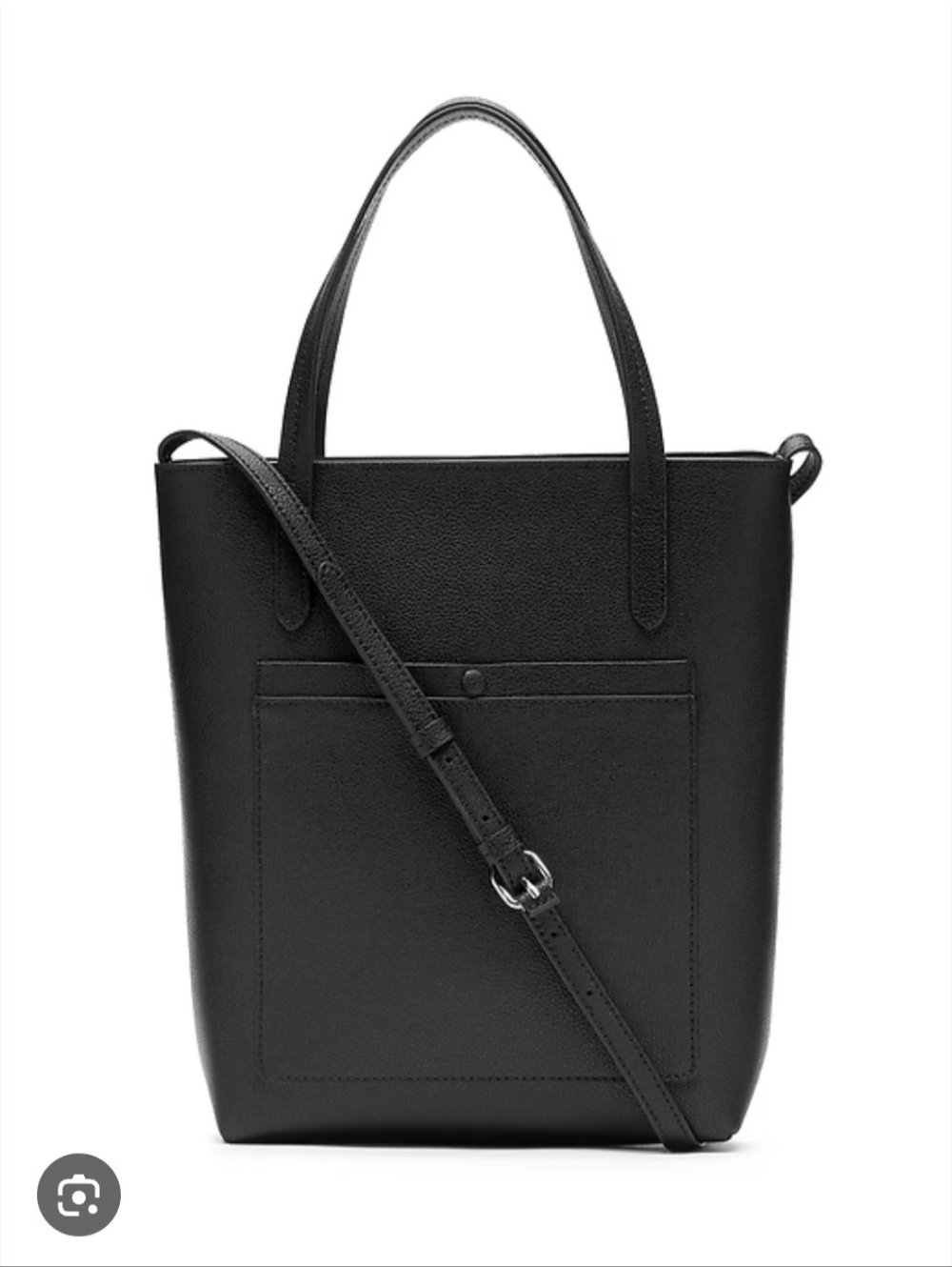 Banana Republic 12 Hour Leather Tote Black